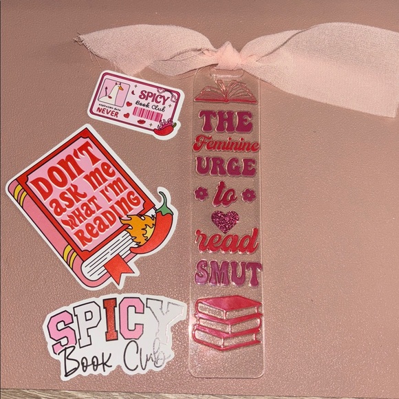 Hand Crafted Other - Spicy Book Lovers Handcrafted bookmark by me 🌶️
